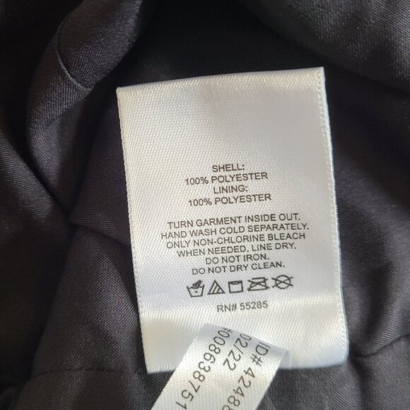 Express Small Pleated Bow Back Spaghetti strap Top Formal Cocktail Gray Pewter - Picture 3 of 4